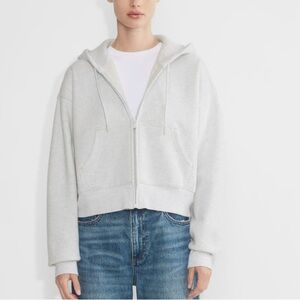 Cozy Fleece Boyfriend Boxy Zip Hoodie